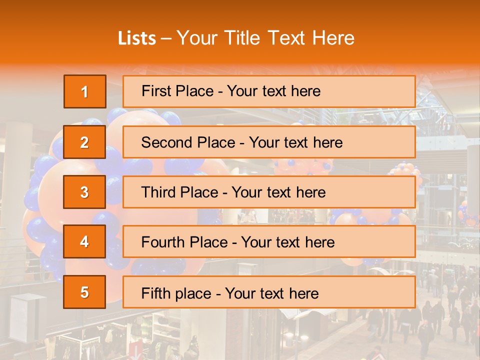 Consumption Crowd Illumination PowerPoint Template