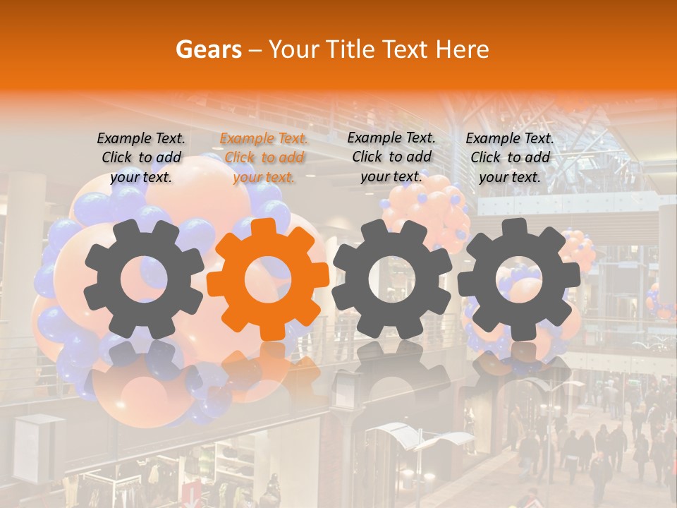 Consumption Crowd Illumination PowerPoint Template