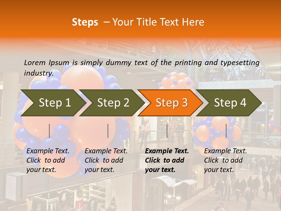 Consumption Crowd Illumination PowerPoint Template