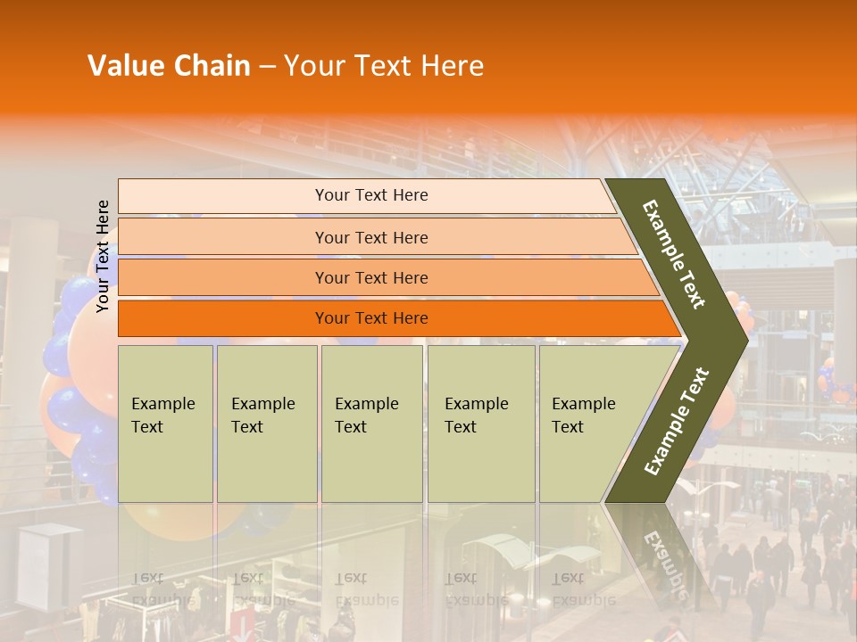 Consumption Crowd Illumination PowerPoint Template