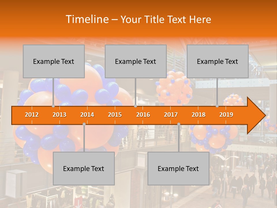 Consumption Crowd Illumination PowerPoint Template