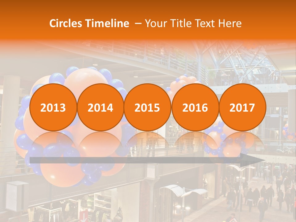 Consumption Crowd Illumination PowerPoint Template