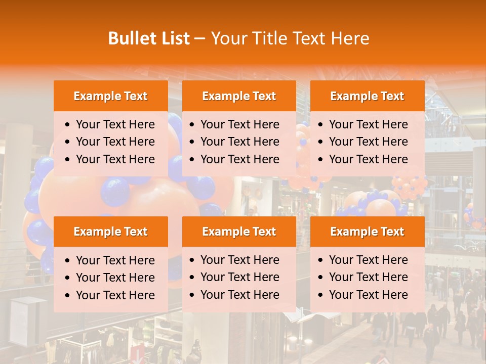 Consumption Crowd Illumination PowerPoint Template