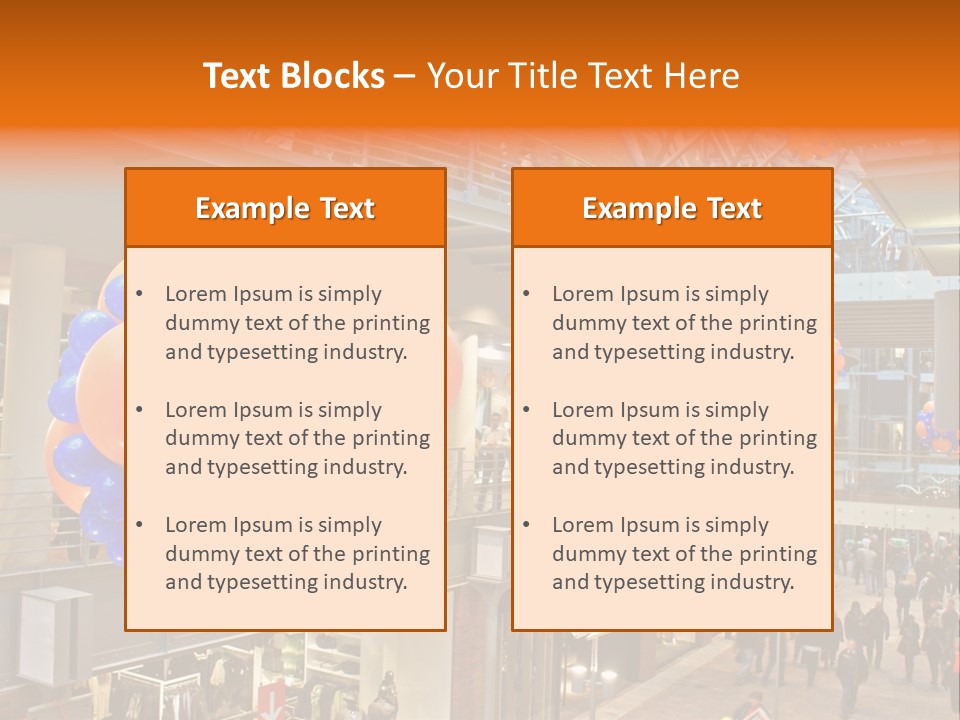 Consumption Crowd Illumination PowerPoint Template