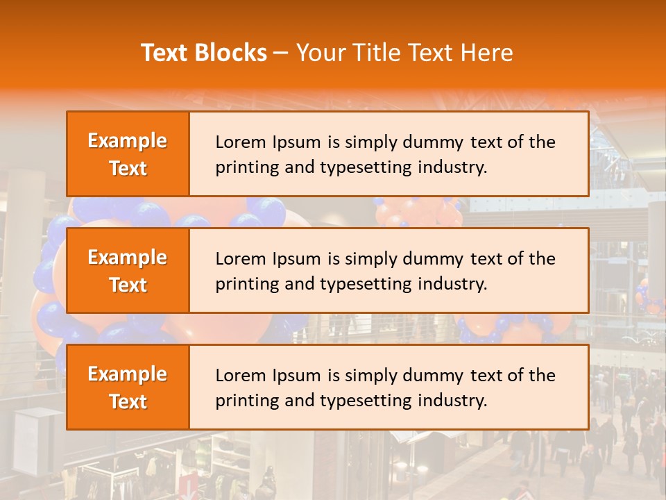 Consumption Crowd Illumination PowerPoint Template