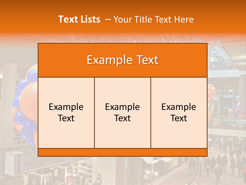 Consumption Crowd Illumination PowerPoint Template