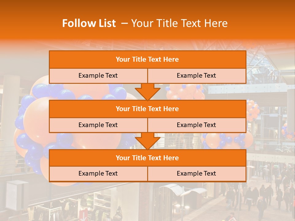 Consumption Crowd Illumination PowerPoint Template