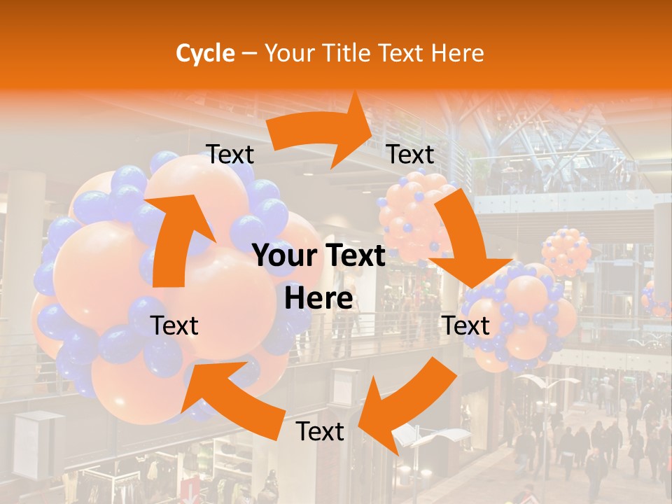 Consumption Crowd Illumination PowerPoint Template