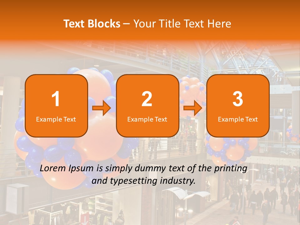 Consumption Crowd Illumination PowerPoint Template