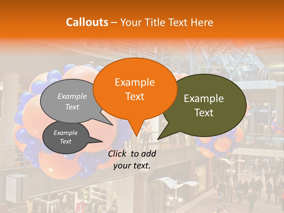 Consumption Crowd Illumination PowerPoint Template