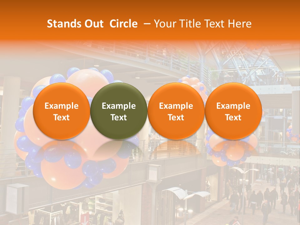 Consumption Crowd Illumination PowerPoint Template