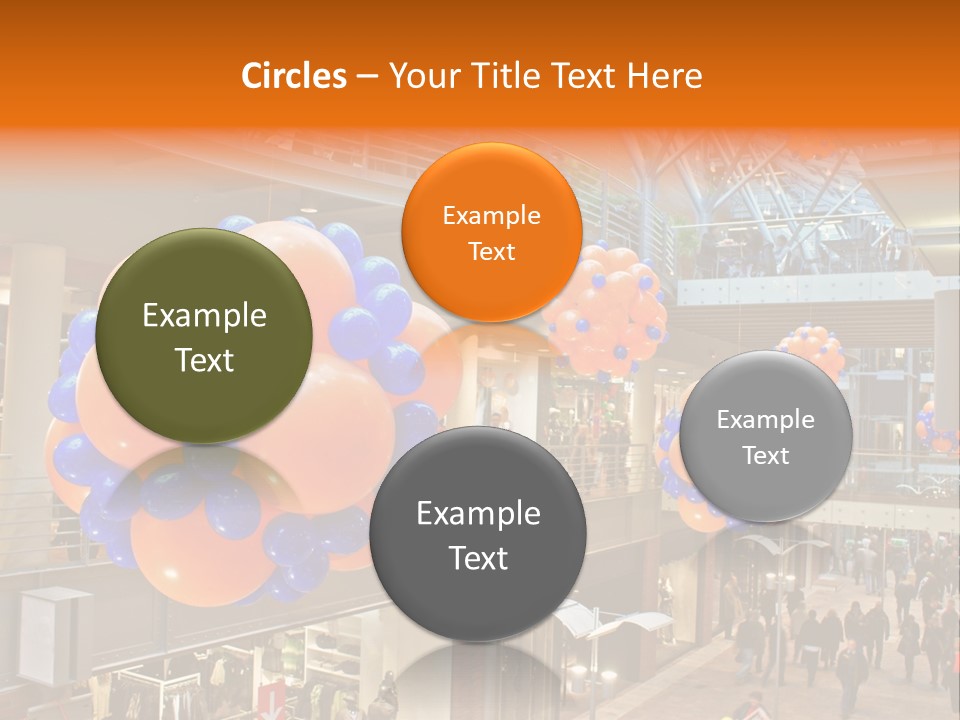 Consumption Crowd Illumination PowerPoint Template