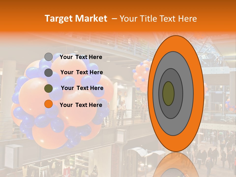 Consumption Crowd Illumination PowerPoint Template