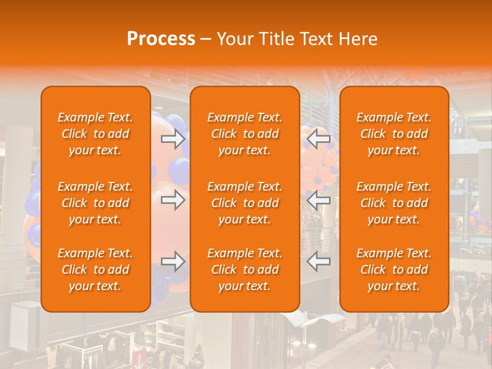 Consumption Crowd Illumination PowerPoint Template