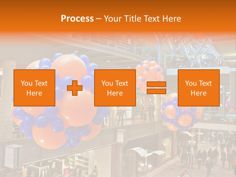 Consumption Crowd Illumination PowerPoint Template