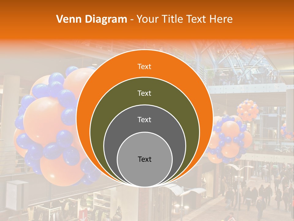 Consumption Crowd Illumination PowerPoint Template