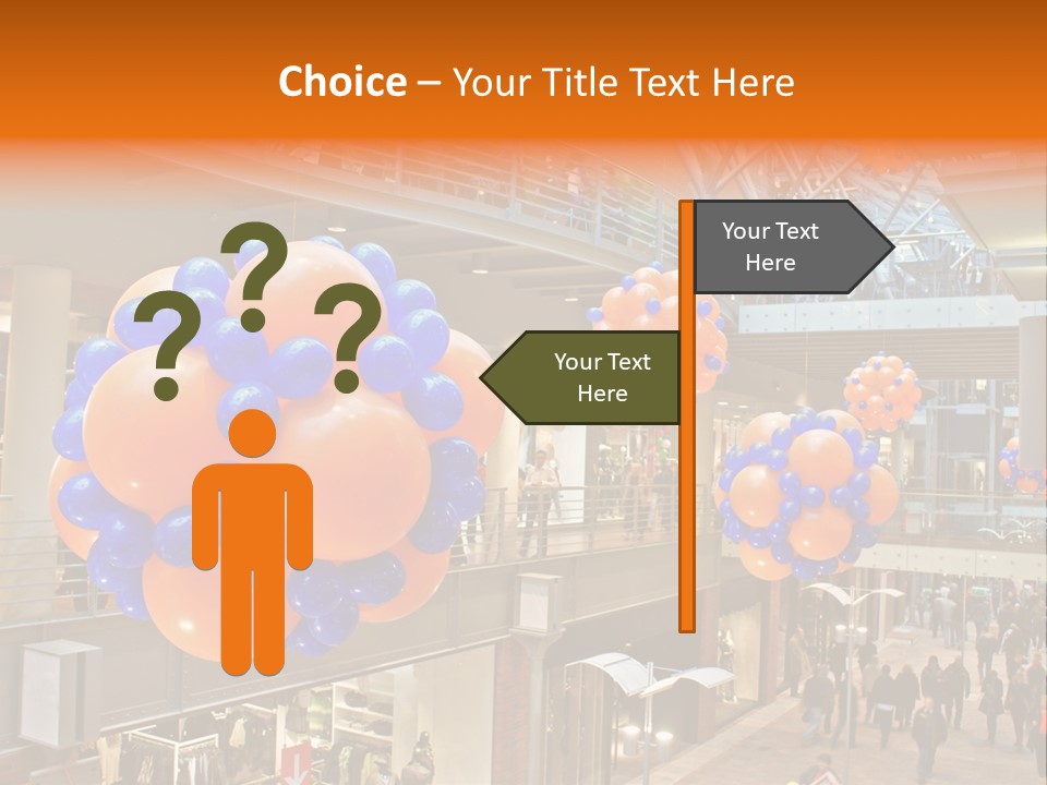 Consumption Crowd Illumination PowerPoint Template