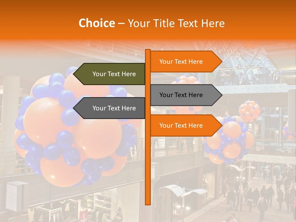 Consumption Crowd Illumination PowerPoint Template