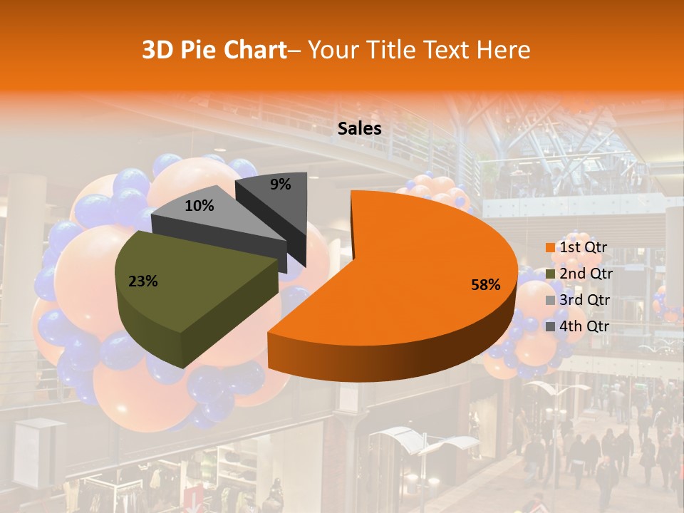 Consumption Crowd Illumination PowerPoint Template