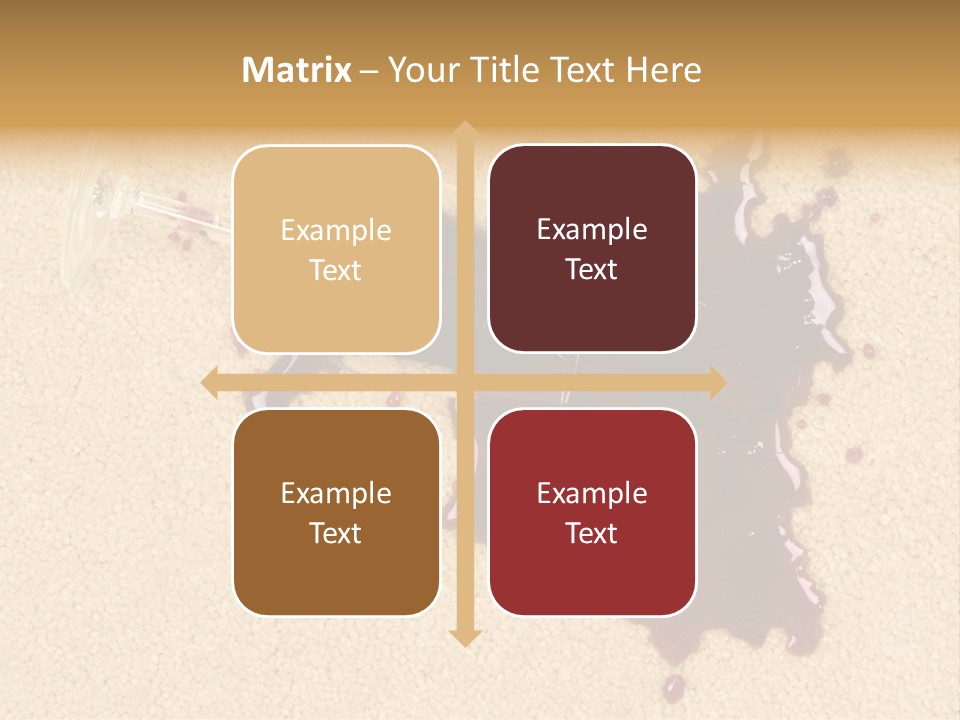 Dropped Drink Alcohol PowerPoint Template