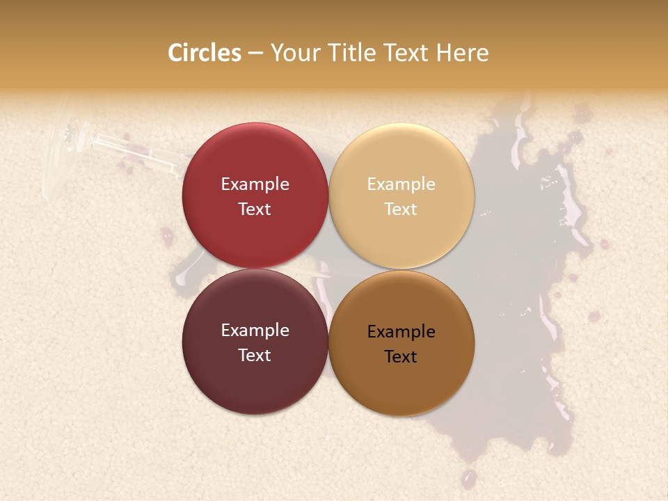 Dropped Drink Alcohol PowerPoint Template