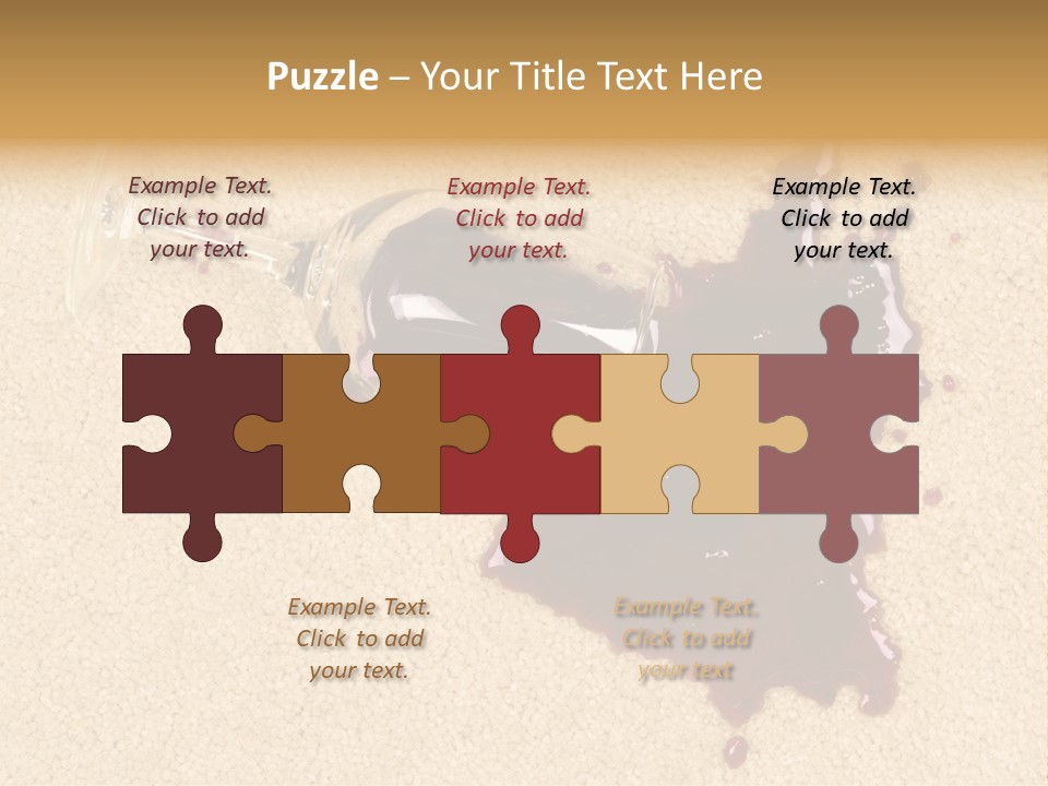 Dropped Drink Alcohol PowerPoint Template