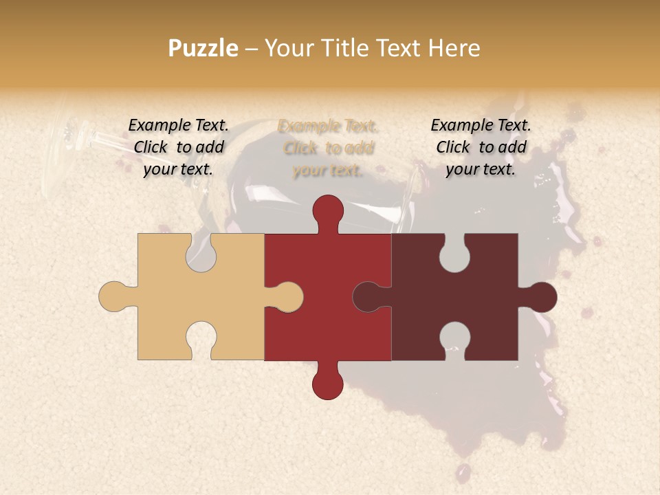 Dropped Drink Alcohol PowerPoint Template