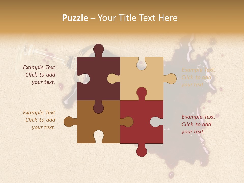 Dropped Drink Alcohol PowerPoint Template