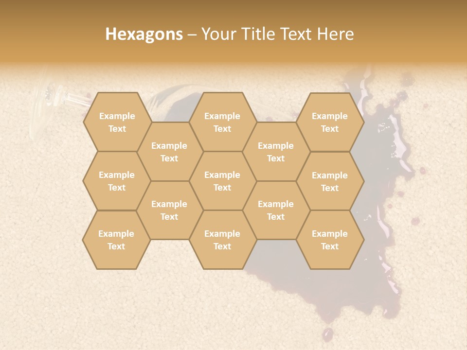 Dropped Drink Alcohol PowerPoint Template