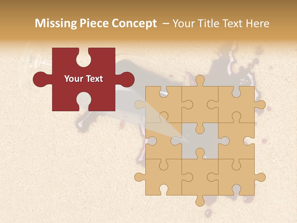 Dropped Drink Alcohol PowerPoint Template