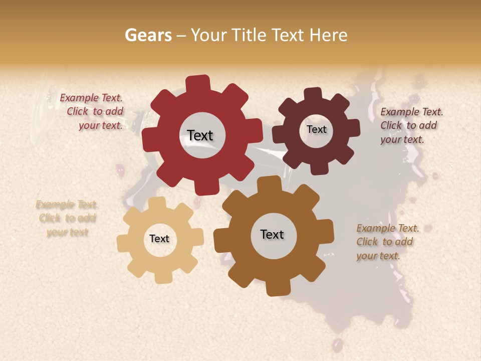 Dropped Drink Alcohol PowerPoint Template