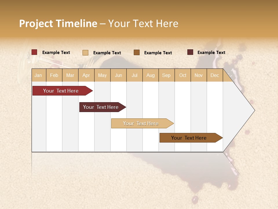 Dropped Drink Alcohol PowerPoint Template