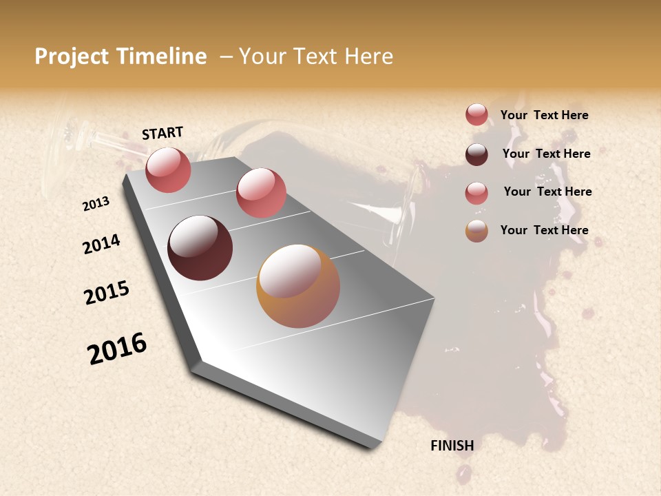 Dropped Drink Alcohol PowerPoint Template