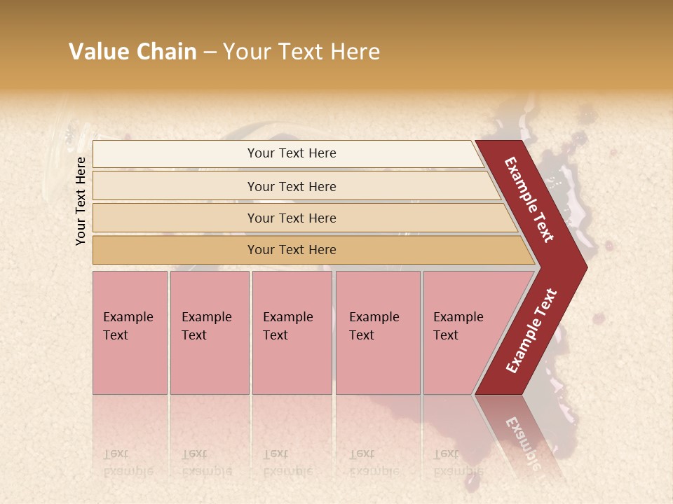 Dropped Drink Alcohol PowerPoint Template