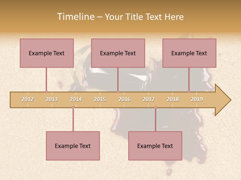 Dropped Drink Alcohol PowerPoint Template
