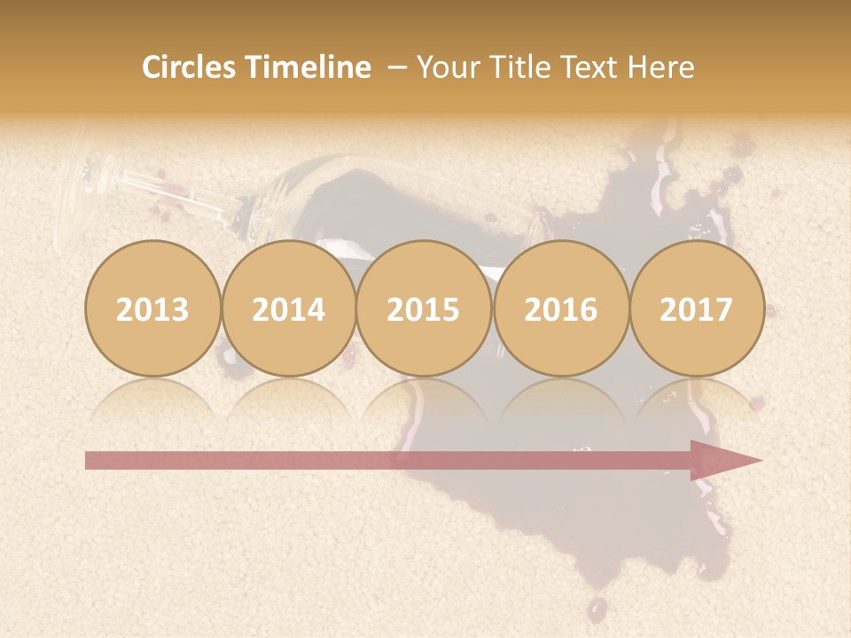 Dropped Drink Alcohol PowerPoint Template