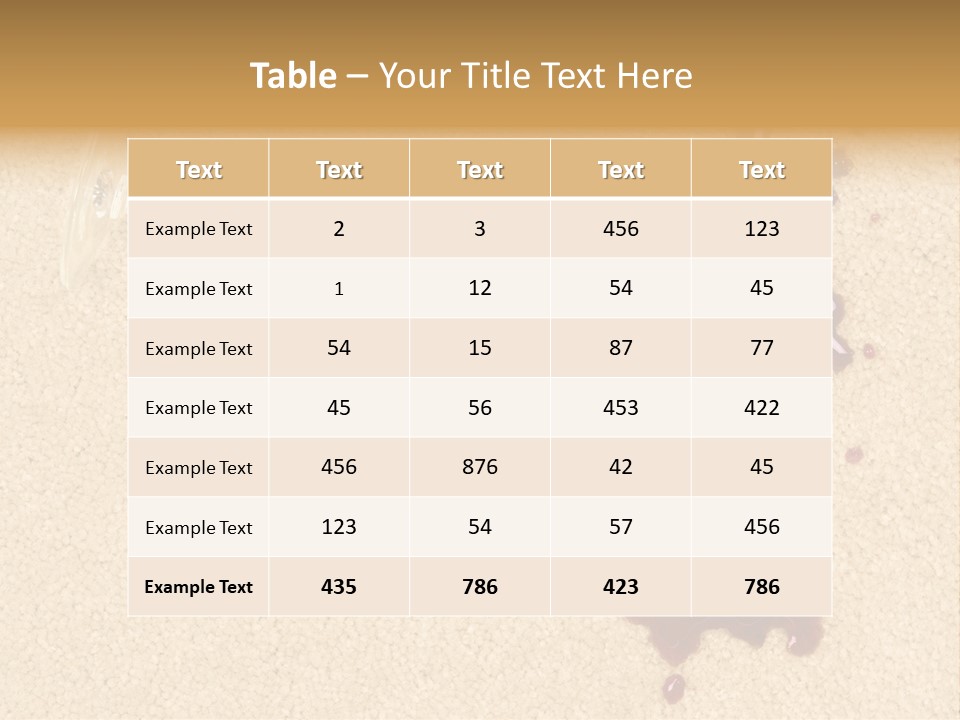 Dropped Drink Alcohol PowerPoint Template