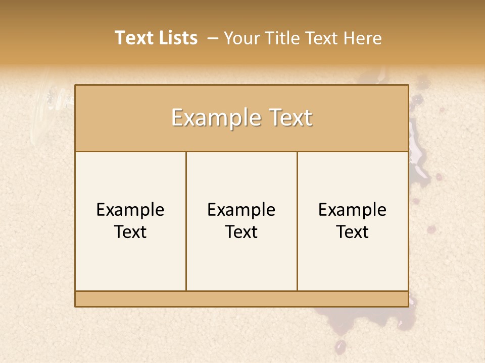 Dropped Drink Alcohol PowerPoint Template