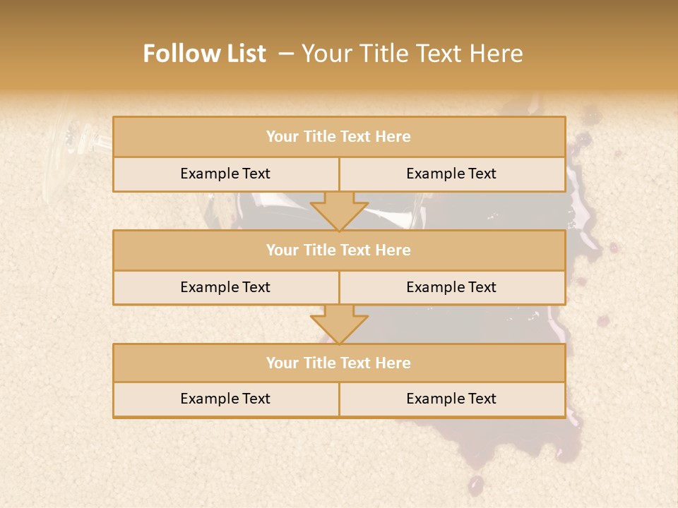 Dropped Drink Alcohol PowerPoint Template