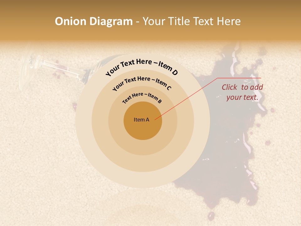 Dropped Drink Alcohol PowerPoint Template