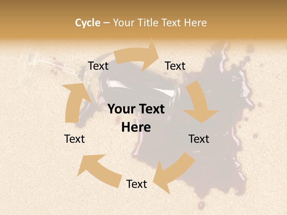 Dropped Drink Alcohol PowerPoint Template