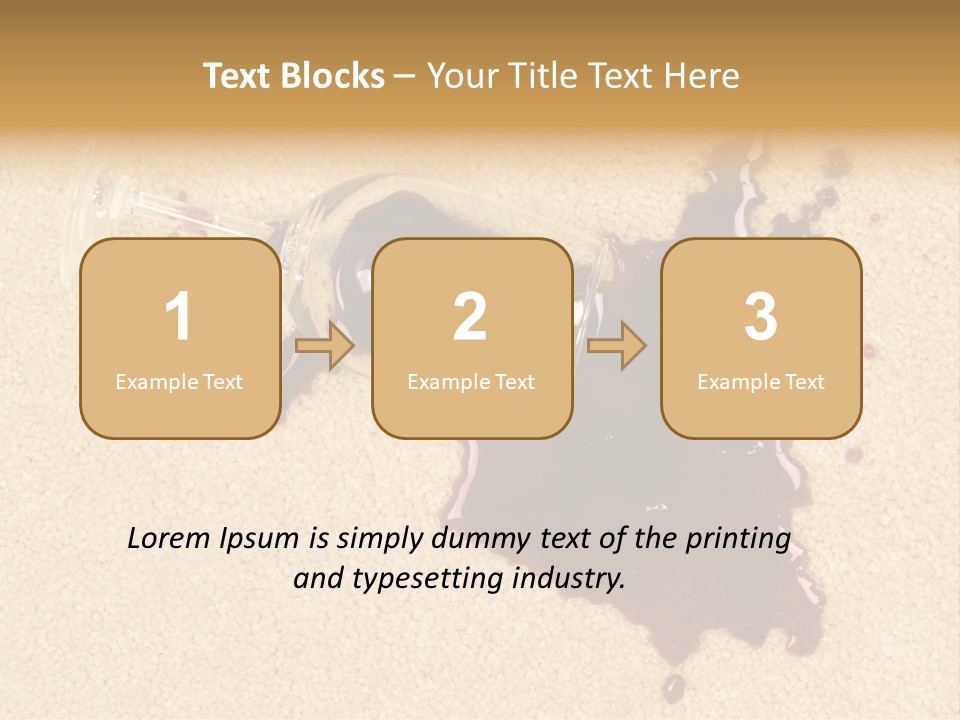 Dropped Drink Alcohol PowerPoint Template