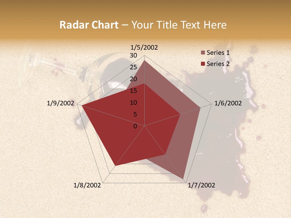 Dropped Drink Alcohol PowerPoint Template