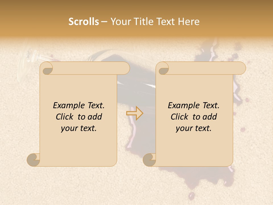 Dropped Drink Alcohol PowerPoint Template