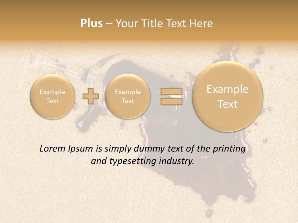 Dropped Drink Alcohol PowerPoint Template