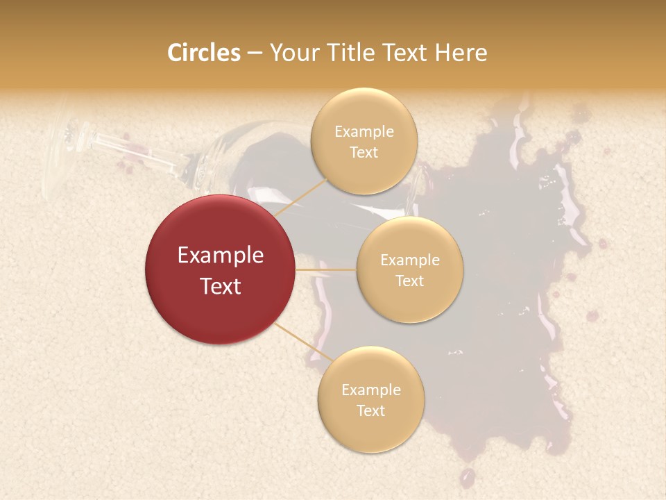 Dropped Drink Alcohol PowerPoint Template