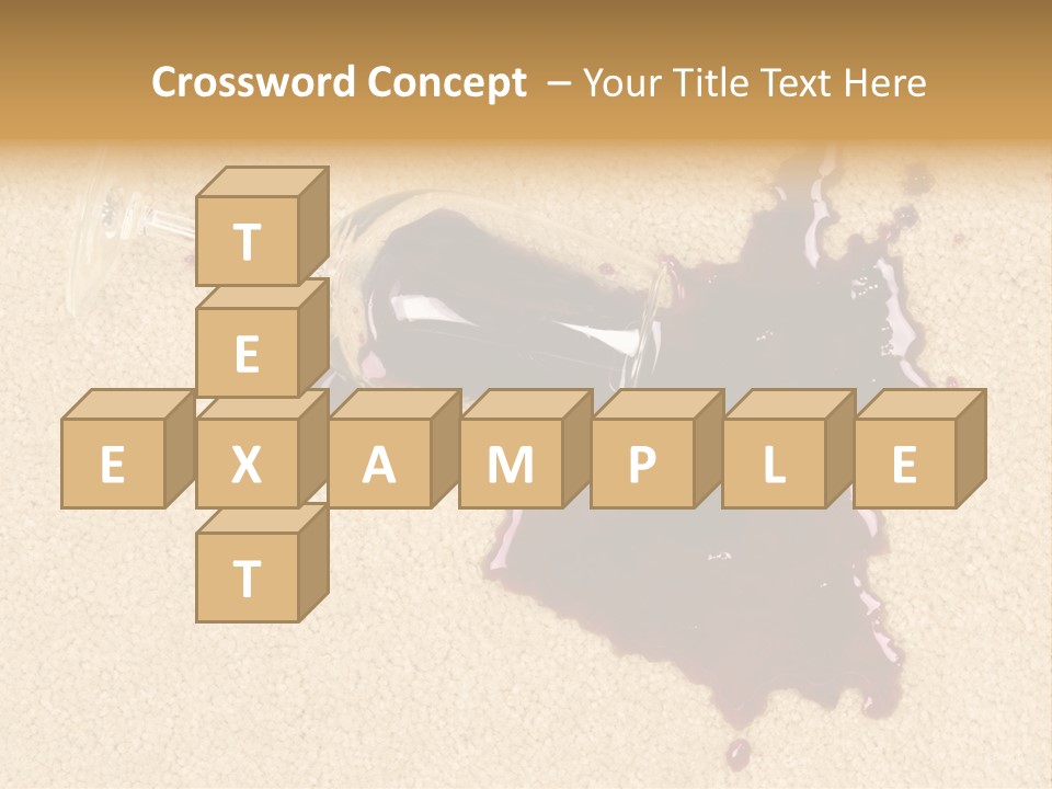 Dropped Drink Alcohol PowerPoint Template