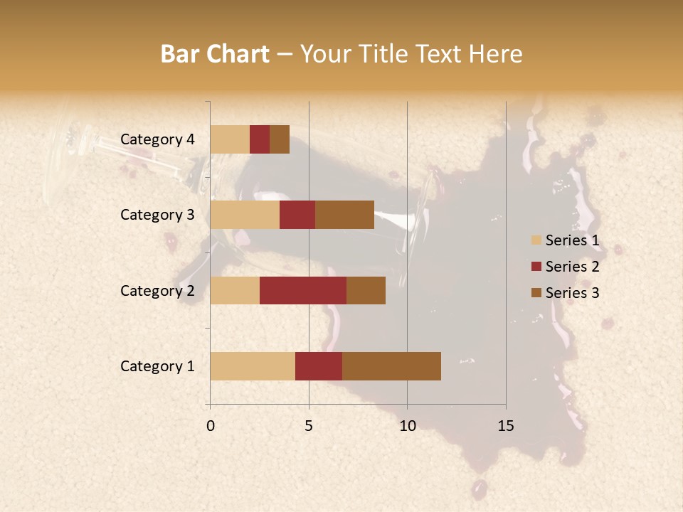 Dropped Drink Alcohol PowerPoint Template