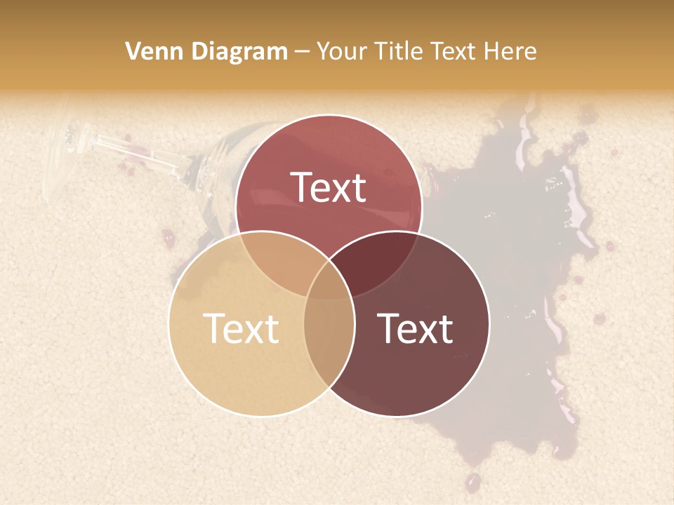 Dropped Drink Alcohol PowerPoint Template