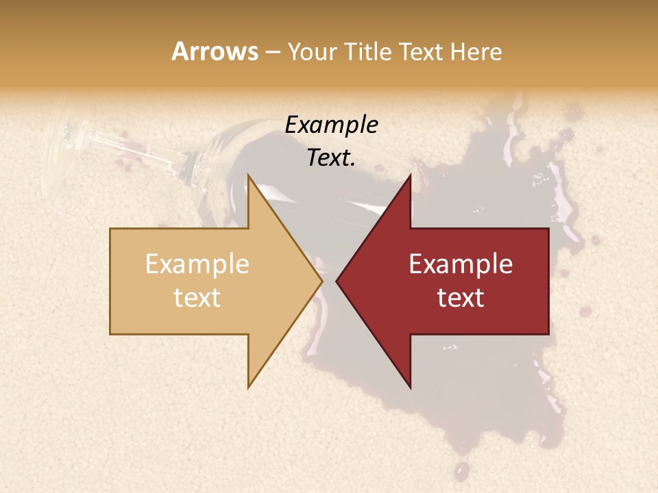 Dropped Drink Alcohol PowerPoint Template